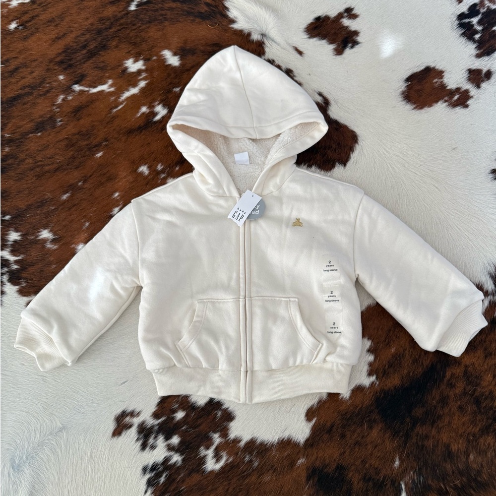 GAP Cozy Cream Kids Hoodie